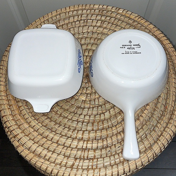 Vintage Corningware Blue Cornflower Bundle - Picture 8 of 11